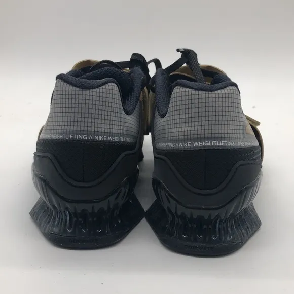 Men’s Nike Romaleos 4 Black/Gold CD3463-001 NWOB