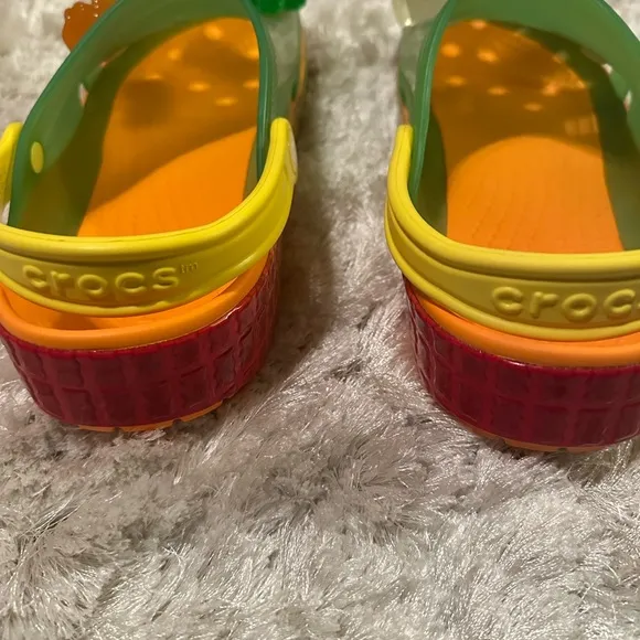 Men’s or Women’s Haribo Gummy bear crocs Green and Orange Clogs