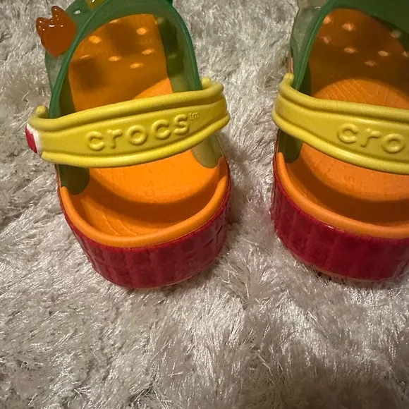 Men’s or Women’s Haribo Gummy bear crocs Green and Orange Clogs