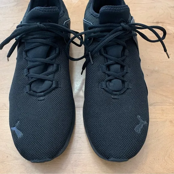 Men’s Puma Black Athletic Shoes * 13