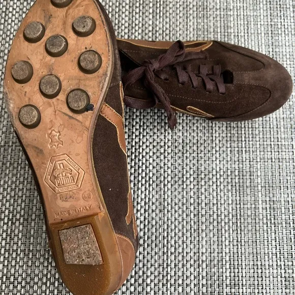 Men’s “Puma Rudolf Dassler” Brown Suede Shoes