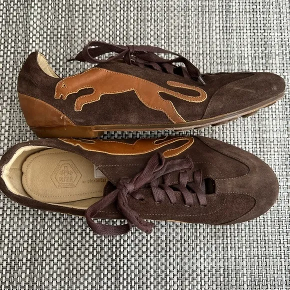Men’s “Puma Rudolf Dassler” Brown Suede Shoes