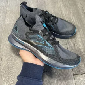 Men’s SAMPLE Brooks Levitate  5 Knit Gray  Blue  Running Shoes Size 9 Stealthfit
