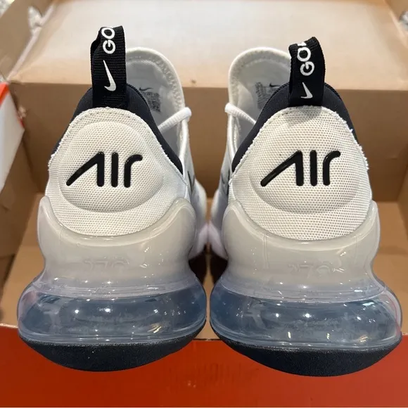 Men’s Size 12 Nike Air Max 270 Spikeless Golf Shoes White Black CK6483-102 NEW
