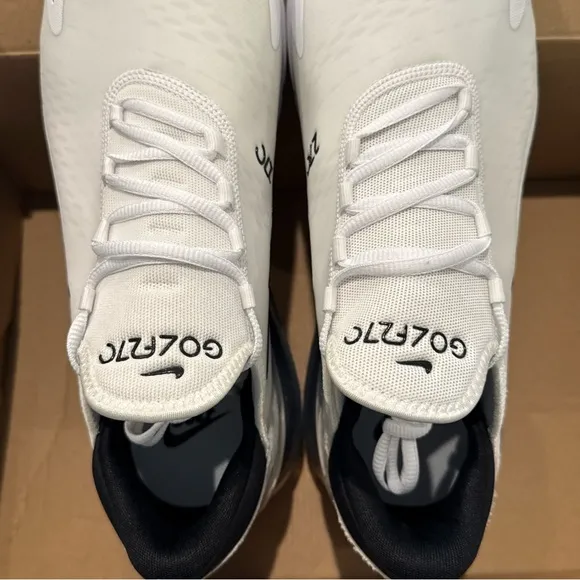 Men’s Size 12 Nike Air Max 270 Spikeless Golf Shoes White Black CK6483-102 NEW