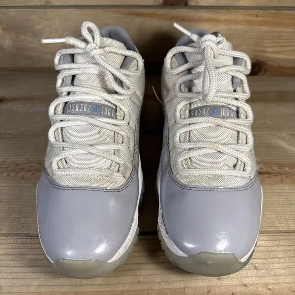 Mens Size 9 Nike Air Jordan 11 Retro Low “Cement Grey” Sneakers Shoes AV2187-140
