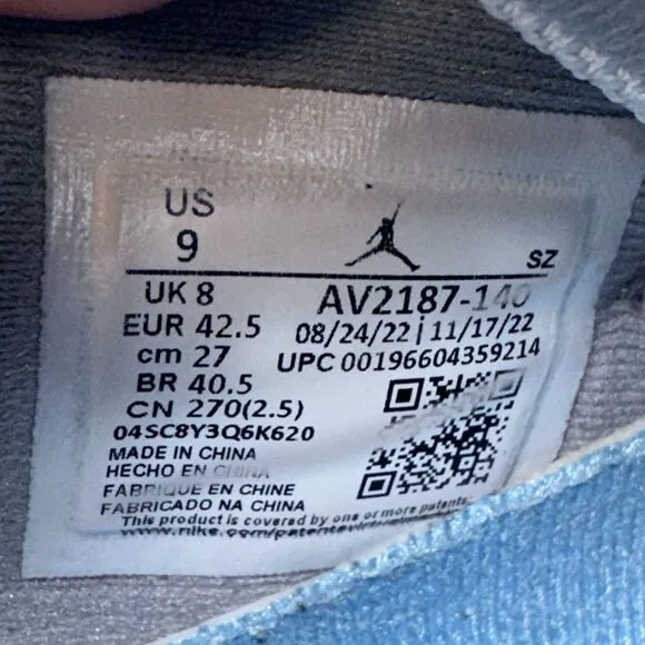 Mens Size 9 Nike Air Jordan 11 Retro Low “Cement Grey” Sneakers Shoes AV2187-140