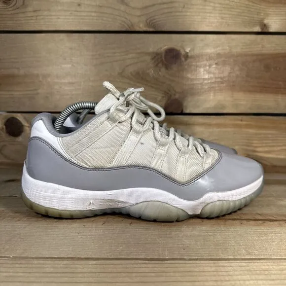 Mens Size 9 Nike Air Jordan 11 Retro Low “Cement Grey” Sneakers Shoes AV2187-140
