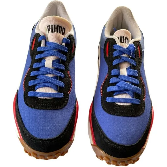 Men’s Sneakers Size 9 PUMA Style Rider Play On - Daz Blue High Risk Red 37115001