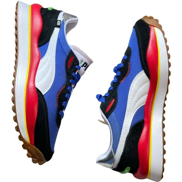 Men’s Sneakers Size 9 PUMA Style Rider Play On - Daz Blue High Risk Red 37115001