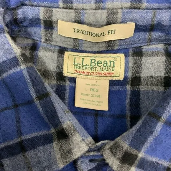 Men’s vintage L. L. Bean flannel shirt