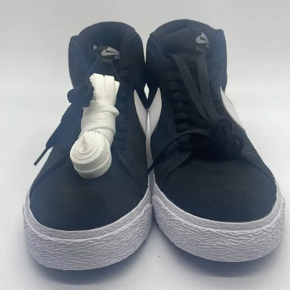 Men’s Zoom Blazer Mid Black/White 864349-002 NWOB