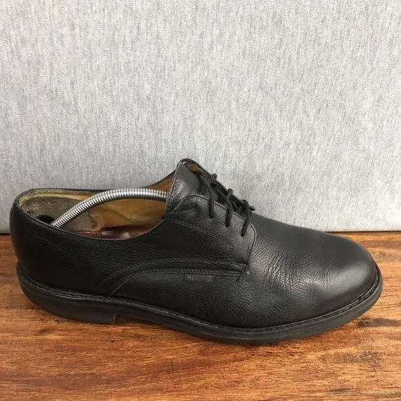 Mephisto Goodyear Welt Oxford Black Leather Shoes Men’s US Size 12 Lug Sole