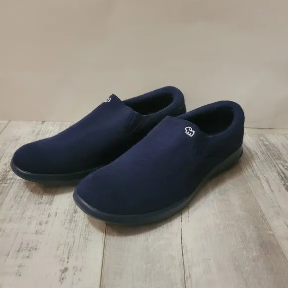 Merinos Women's Wool Loafers in Navy Size 8