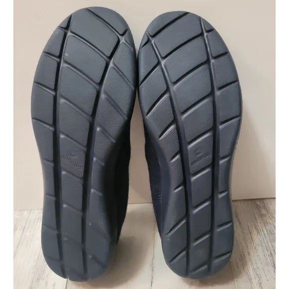 Merinos Women's Wool Loafers in Navy Size 8