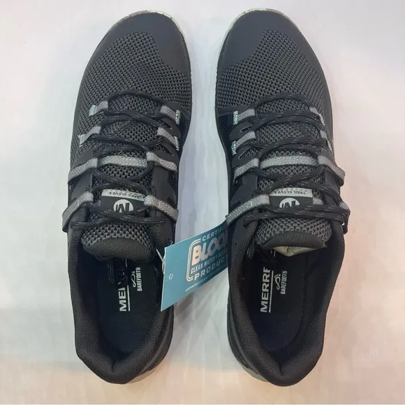 Merrell Barefoot Trail Glove 6 Trail Black Running Shoes Women's Size 11
