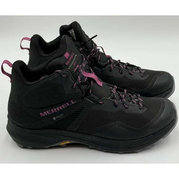 Merrell MQM 3 Mid GORE-TEX Women's Hiking Shoes US 11 Black/Fuchsia NEW