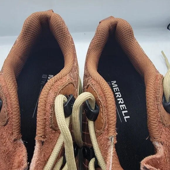 Merrell Ontario Speed RS 1TRL Mens 9.5 Brown Sneaker Shoes Hiking Camping Vibram