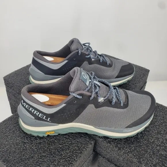 Merrell Shoes Men 10 Mag-5 Trail Running Shoes Grey Athletic Vibram J0663636