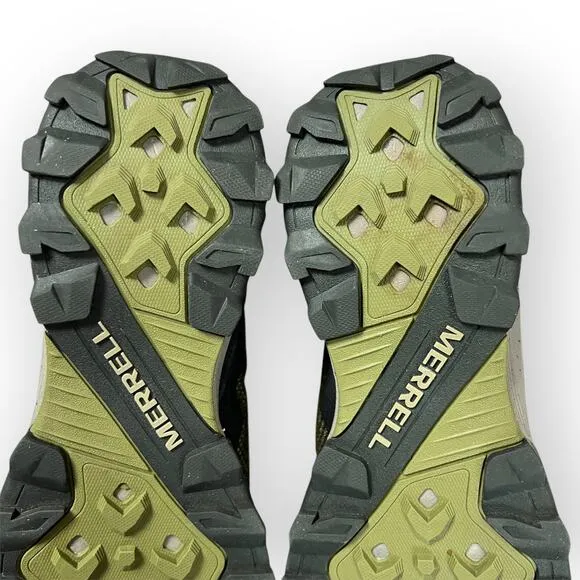 Merrell Speed Strike Mid Weatherproof Trail Hiking Boots MENS 10 Olive Shoes