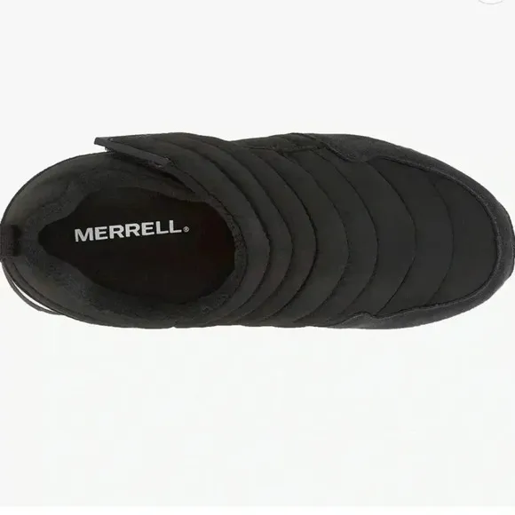 MERRELL WOMENS ALPINE MOC STRAP POLAR WINTER SHOES SNEAKERS BLACK SIZE 10.5