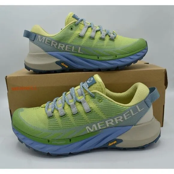 Merrell Womens Size 8 Agility Peak 4 Pomelo Trail Running Sneakers Shoes