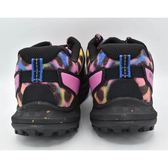 Merrell Womens Size 9.5 Antora 3 Pink Rainbow Leopard Trail Running Shoes