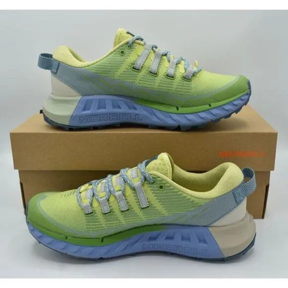 Merrell Womens Size 10 Agility Peak 4 Pomelo Trail Running Sneakers Shoes