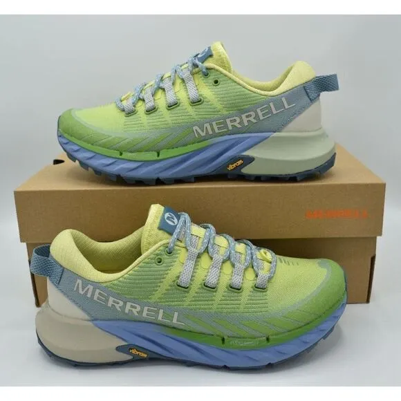 Merrell Womens Size 10 Agility Peak 4 Pomelo Trail Running Sneakers Shoes