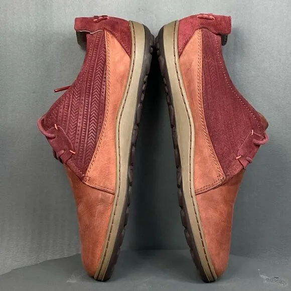 Merrell Ashland Tie Red Ochre Leather Shoes Men’s size 9