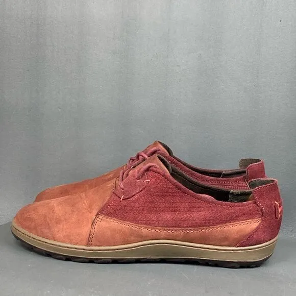 Merrell Ashland Tie Red Ochre Leather Shoes Men’s size 9
