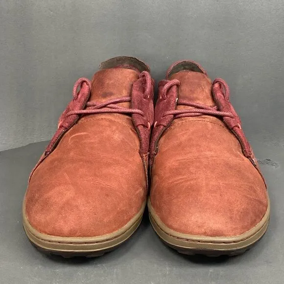 Merrell Ashland Tie Red Ochre Leather Shoes Men’s size 9