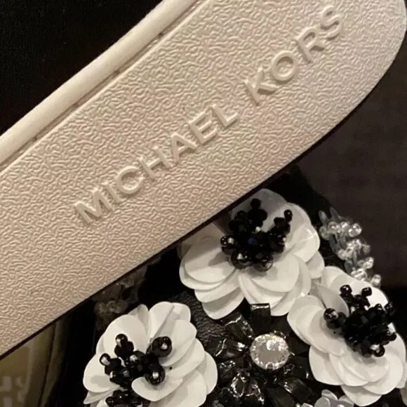 Michael Kors Women’s Trent Slip Leather Black