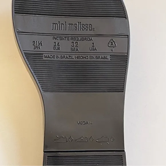 Mini Melissa Girl’s Spring Flip Flop - Black/White