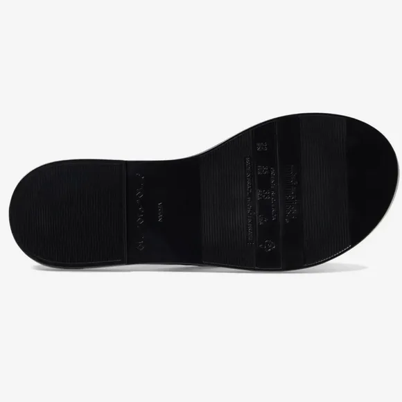 Mini Melissa Girl’s Spring Flip Flop - Black/White