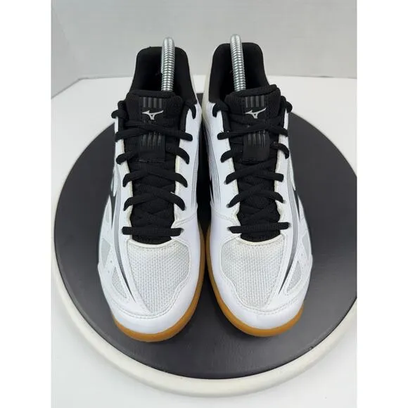 Mizuno Cyclone Speed 3 Womens Volleyball Shoes White Black Sneakers Size 8.5