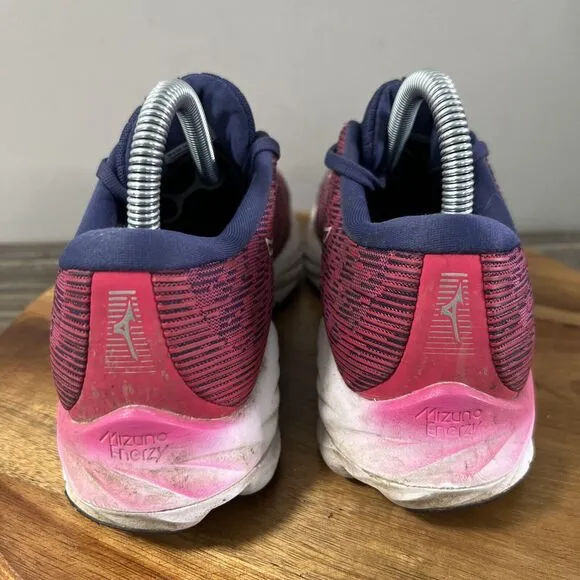 Mizuno Wave Rider 26 Women’s Size 8 Running Shoes Sneakers Pink Purple