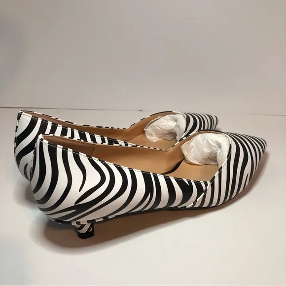 MODENCOCO Shoes Black &amp; White Zebra Print Women’s Size 7. New.