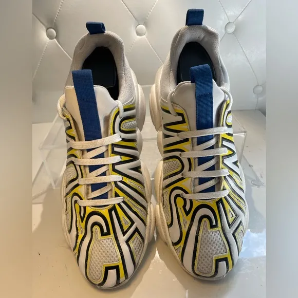 MOSCHINO couture spelloot teddy men’s Snearkers shoes sz 42 leather trainers