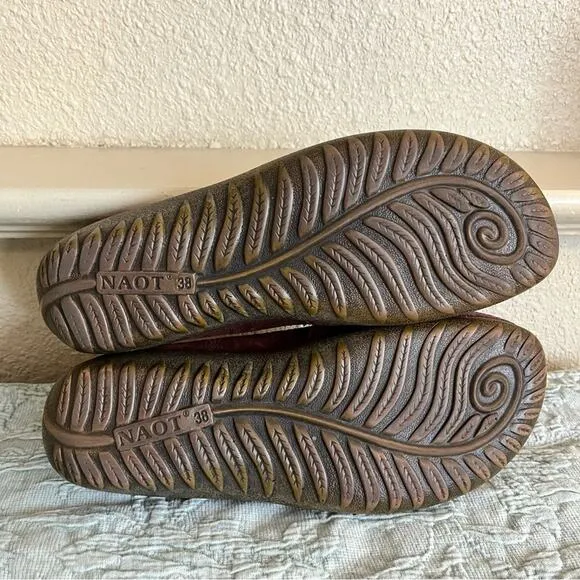 Naot Matai Mary Jane Leather Shoes Women’s Size 7 Bronze Metallic