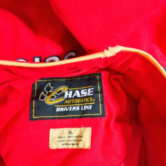 Nascar Jeff Gordon Dupont Motorsports racing patches embroidered jacket XL