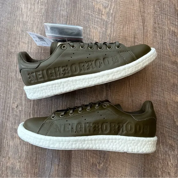 Neighborhood x Adidas Stan Smith Boost Cali Thornhill Dewitt Olive Green
