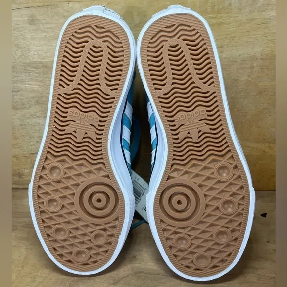 NEW Adidas Nizza Low ADV Womens Size 6 Shoes Sneakers Preloved Blue HP9081