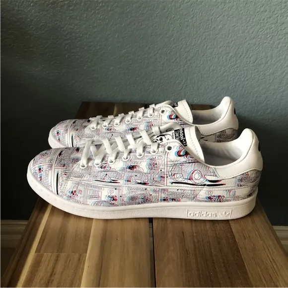 New Adidas Stan Smith x Disney Mickey Mouse Men’s Shoes Size 9.5 Special Edition