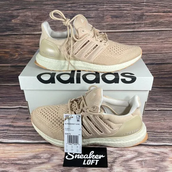 NEW Adidas Ultraboost 1.0 Beige Women's‎ Athletic Running Shoes