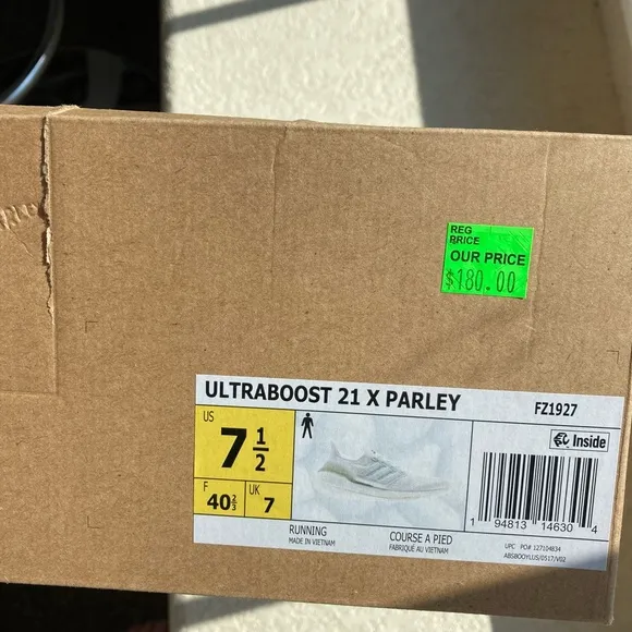 New Adidas Ultraboost 21 X Parley Running Shoes