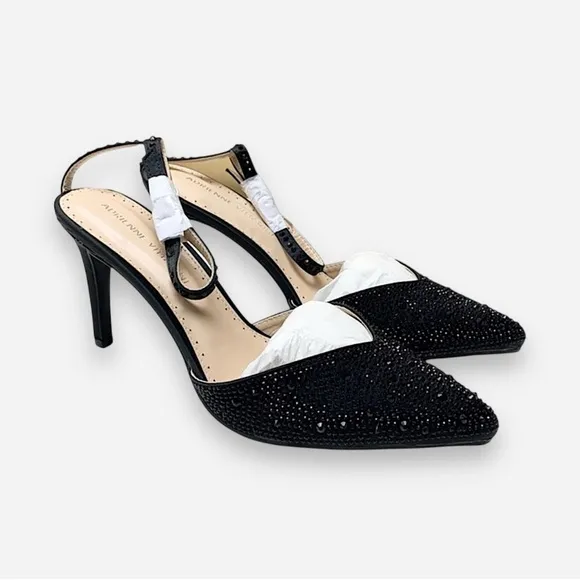 🌸New🌸 Adrienne Vittadini Norenan Embellished Ankle Pump Shoes 8.5