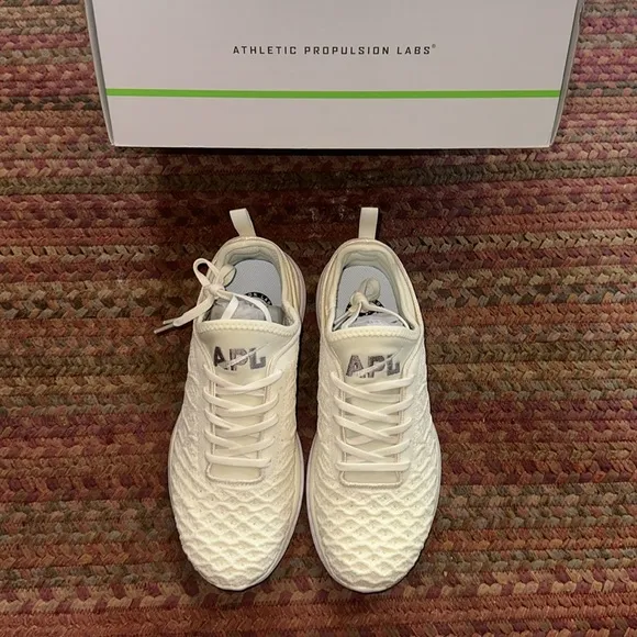 NEW APL TECHLOOM PHANTOM PRISTINE TUNDRA WHITE SNEAKERS RUNNING SHOES