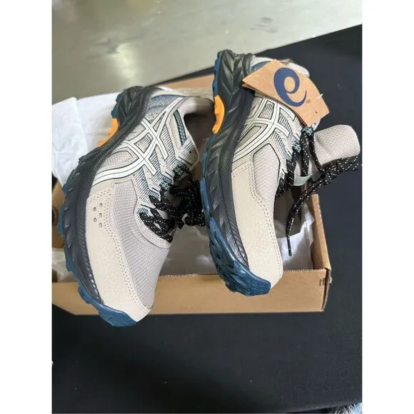 New Asics Gel Venture 9 Feather Grey Birch Trail Running Shoes Sneakers 11