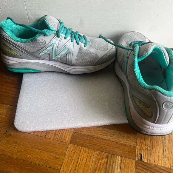 New Balance 1540 V2 Grey Green Athletic Shoes